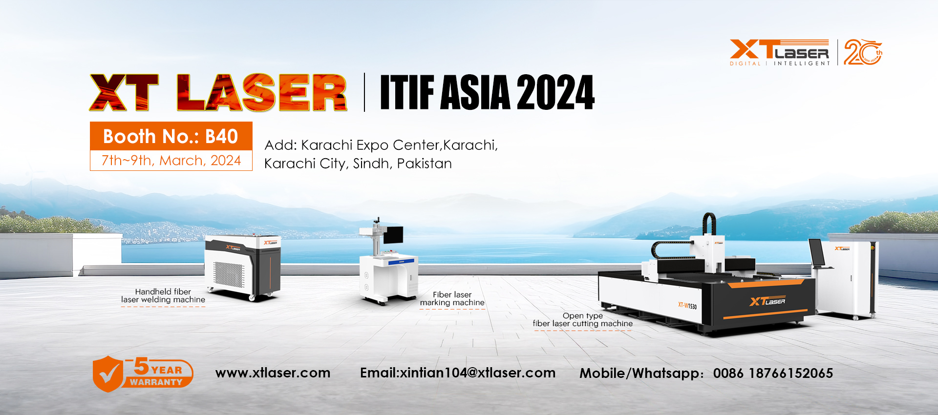 Laser gelombang panas ignites Asia Kidul | New Sky Laser arep debut ing pameran ITIF ing Pakistan!